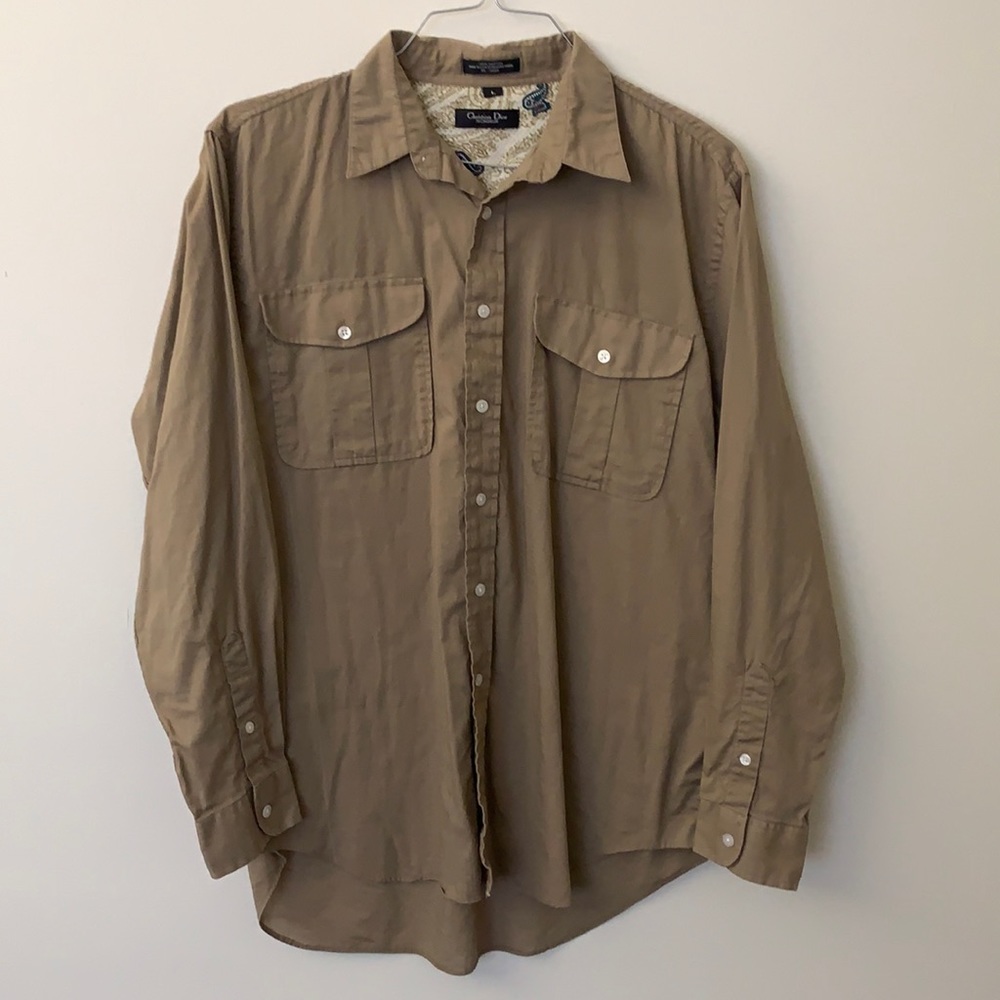 Christian Dior ButtonDown Shirt Size Large Vintage